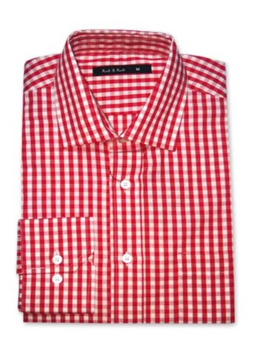 Rock&Rock férfi ing, M/L méret, egyenes szabású, 100% pamut (kb. 58 cm mellbőség)