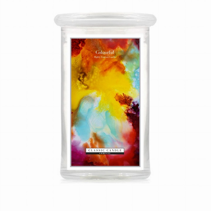 Ароматна свещ Classic Candle, многоцветна, 30x10 см