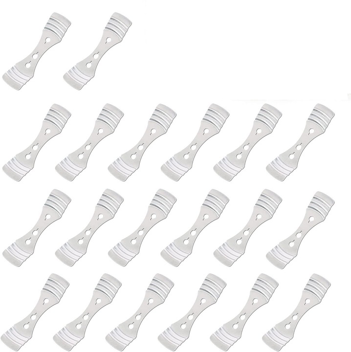 Инструмент за центриране на фитил на свещи, Toolco, 20 броя, неръждаема стомана