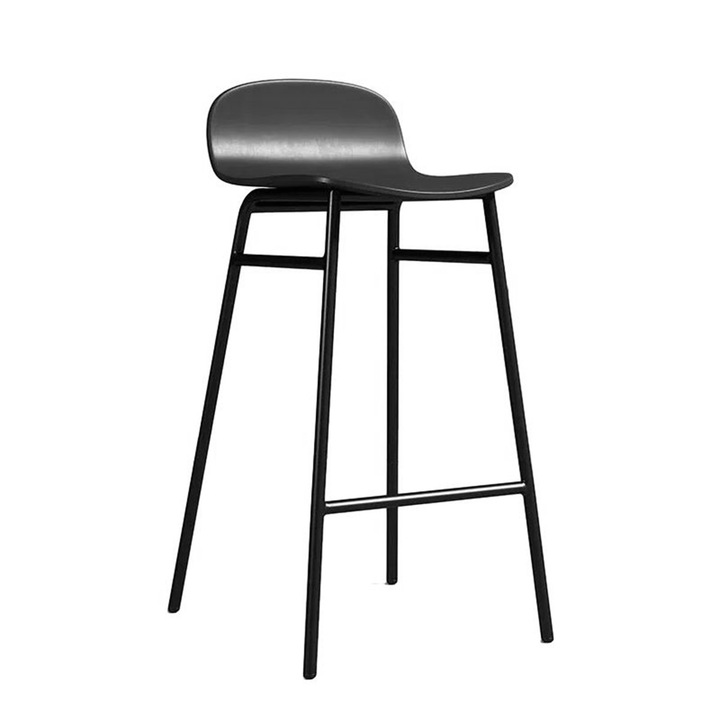 Scaun de bar 2HOME, living, bucatarie, comercial Frame, Negru