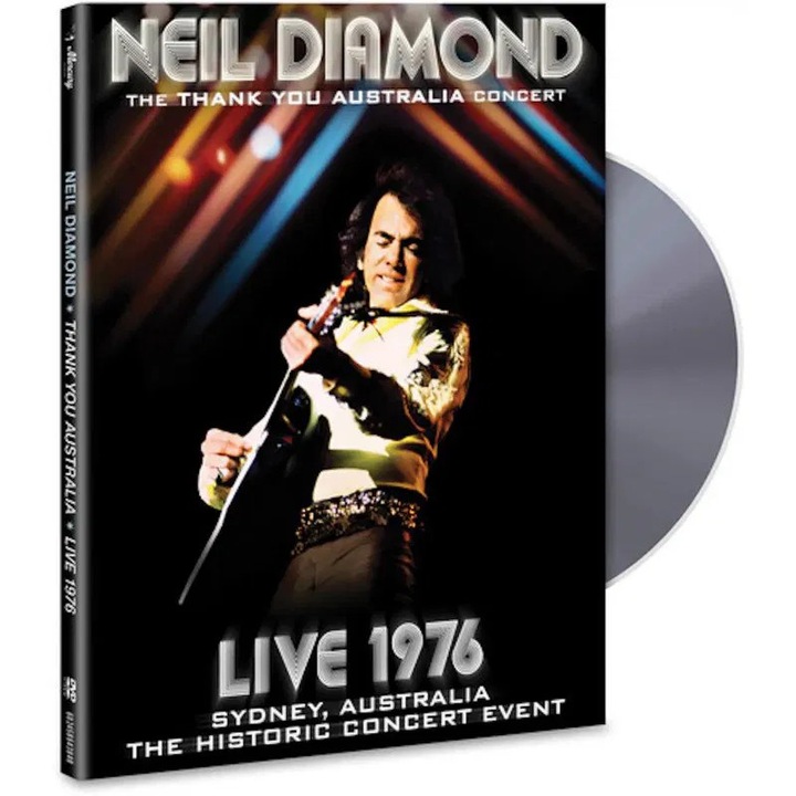 DVD Diamond Neil: The Thank You Australia Concert: Live 1976, музика, 1 диск