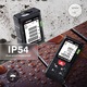 Telemetru cu laser 50M, Ecran LCD, precizie +/- 2mm, protectie IP54, clasa laser II, calcul suprafata, calcularea volumelor, geanta protectie, curea transport, 2 baterii 1.5 V (AAA), Negru