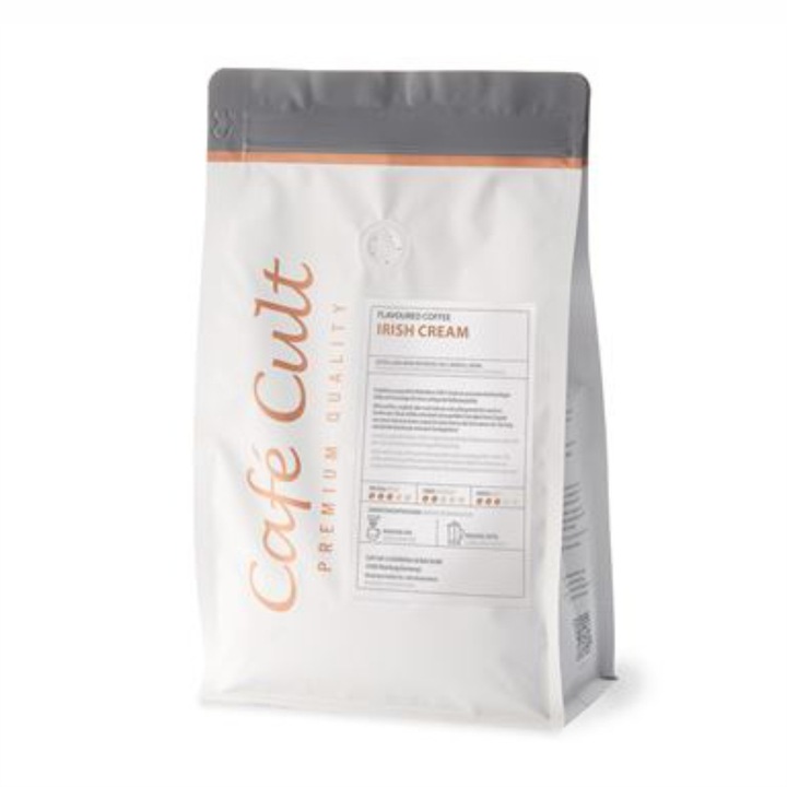 Cafea boabe aromatizata Irish Cream, Cafe Cult, 1 kg