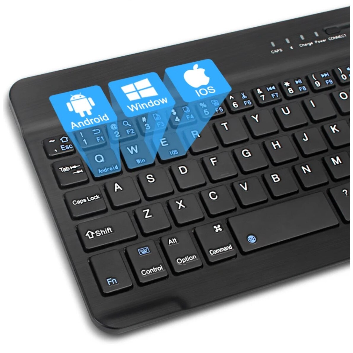 Tastatură Bluetooth wireless, universală, compactă, 24.7x15cm