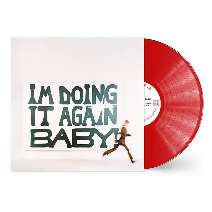 Vinil Girl In Red, I'm Doing It Again Baby!, rosu transparent, 1 buc.