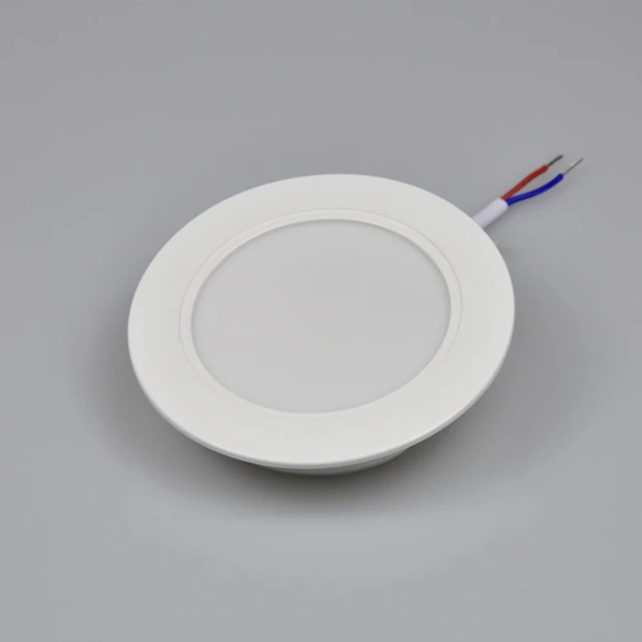 Spot LED incastrat Hoff, 9 W, lumina neutra, alb, D120 mm