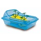 Terariu Broaste Testoase ISCHIA Mic - 38x31x17h cm, MPB, Plastic Non-Toxic, Bazin cu Insula si Palmieri