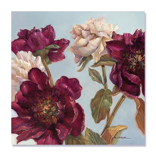 Tablou Canvas - Bujori, Flori, 100 x 100 cm