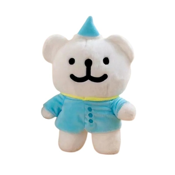 Jucarie de plus Tradesor, Loutrino kouklaki Arkoudaki, 25cm, hipoalergenica, prietenoasa cu pielea