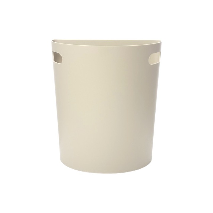 Cos de gunoi Tradesor, plastic, bej, 21575, design modern, dimensiuni practice