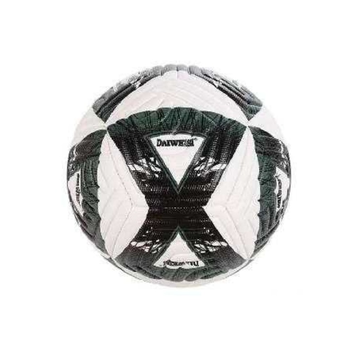 Minge de fotbal Tradesor FF5400-175, 5 - 400, material de inalta calitate, rezistenta, alb/negru