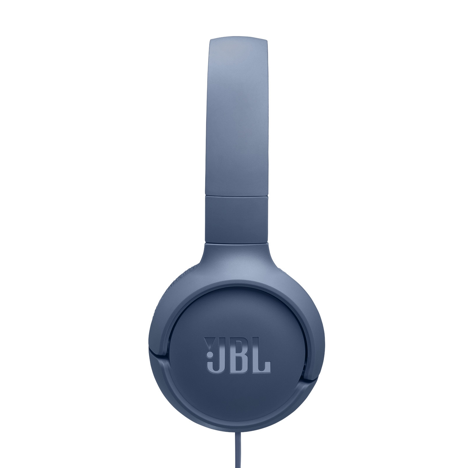 Casti JBL Tune 520C, Cu fir, On-ear, Microfon, USB-C, albastru
