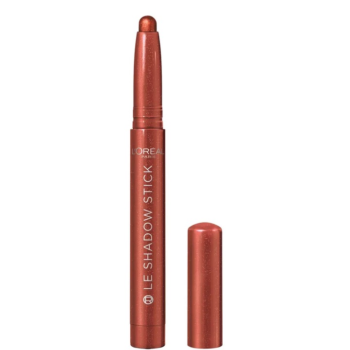 Fard de pleoape stick cu textura cremoasa, L’oreal Paris LE SHADOW, 430 metallic bronze, 1.4 g