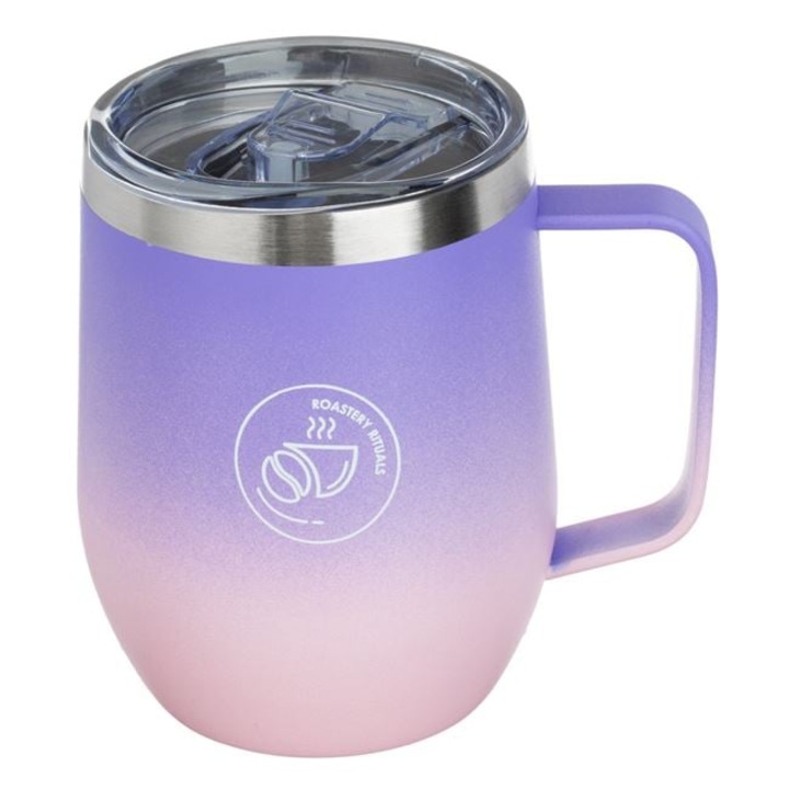 Чаша от неръждаема стомана с дръжка и капак, Zanox, 350 мл