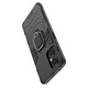 Кейс G-Ring Defender, съвместим с OnePlus Nord N20 5G, Antishock Armor, въртящ се на 360 градуса пръстен, вграден магнит за закрепване в кола, TPU и PC, черен