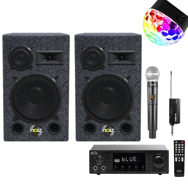 Sistem boxe cu lumini Noiz Vintage Box Light Bundle