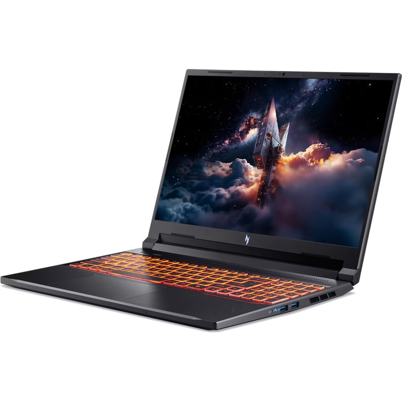Laptop Acer Gaming 16'' Nitro V 16 AI ANV16-42, WUXGA IPS 180Hz, Procesor AMD Ryzen™ 7 260 (16M Cache, up to 5.1 GHz), 16GB DDR5, 1TB SSD, GeForce RTX 5070 8GB, No OS, Shale Black