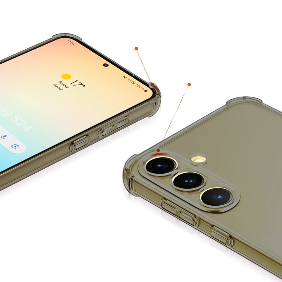 Husa pentru Xiaomi Redmi A5 4G (Standard), SKYDDAR INNOVATION, Shockproof MagSafe din silicon, set cu sticker, Fumuriu