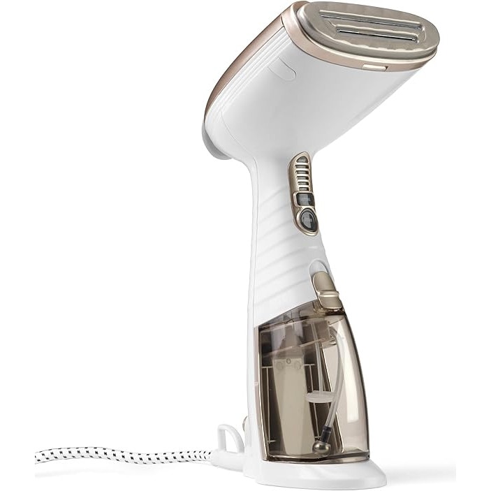 Aparat de călcat cu aburi, Conair Turbo ExtremeSteam, 5 trepte abur, alb/bej, 1100 W