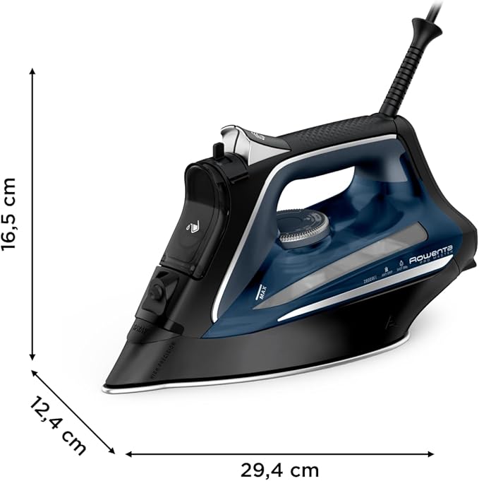 Fier de Calcat Rowenta Pro Master DW8209F0, 2800W, Jet Abur 200g/min, Talpa Microsteam 400 HD, Negru/Albastru