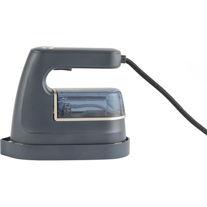Fier de Calcat si Steamer 2-in-1 Beldray BEL01610VDE, Mini, 1200W, Talpa Ceramica, Rezervor 100 ml, Baza Termorezistenta, Ideal pentru Calatorii