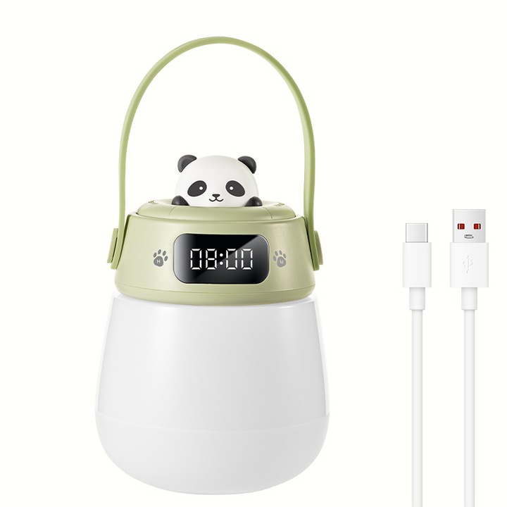 Lampa de veghe portabila, sillicon BPA-free, reincarcabila USB, touch-control, Lampa de noapte portabila, LED,155*110*110mm