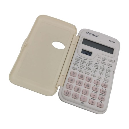 Calculator Stiintific Vision XXI, Display Dual, 10 Digits, Roz ecru ...