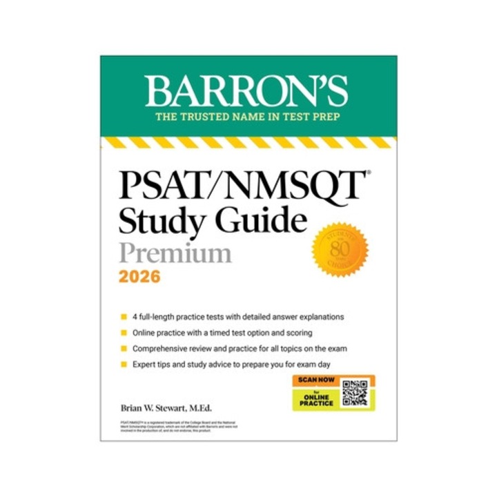 Psat/nmsqt Premium Study Guide, 2026: 2 Practice Tests + Comprehensive Review+ 200 Online Drills -