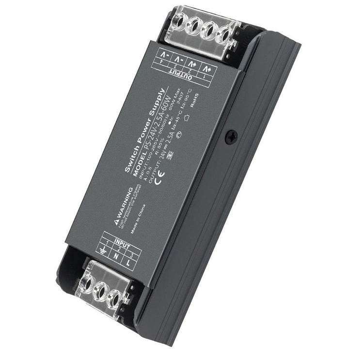 Sursa de Alimentare Premium LEDIGANT®, 24V, 2.5A, 60W