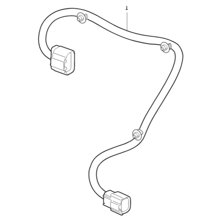 Volvo S80 V70 XC70 eredeti radar kábelezés, 31314680, új autóalkatrész
