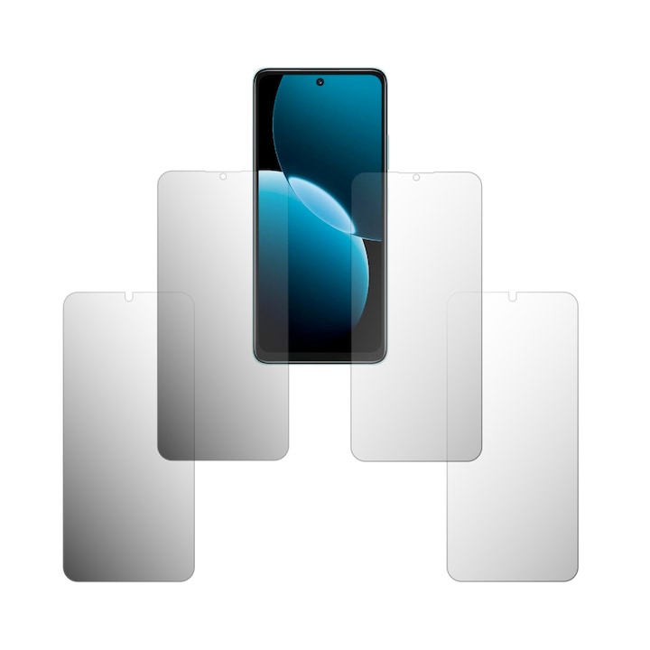 Set 4X Folie Protectie Ecran Folie24, pentru Huawei Nova Y73, 2X Ultra-Clear + 2X Mate, Acoperire Full-Display si Case-Friendly, Adezive, Flexibile cu Auto Regenerare