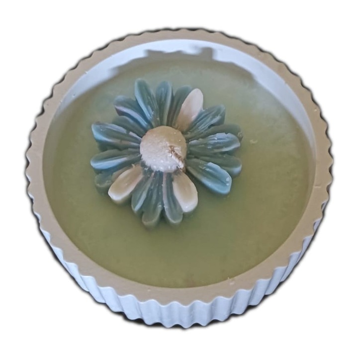 Lumanare parfumat din ceara de albine, parfum floral, 418 g