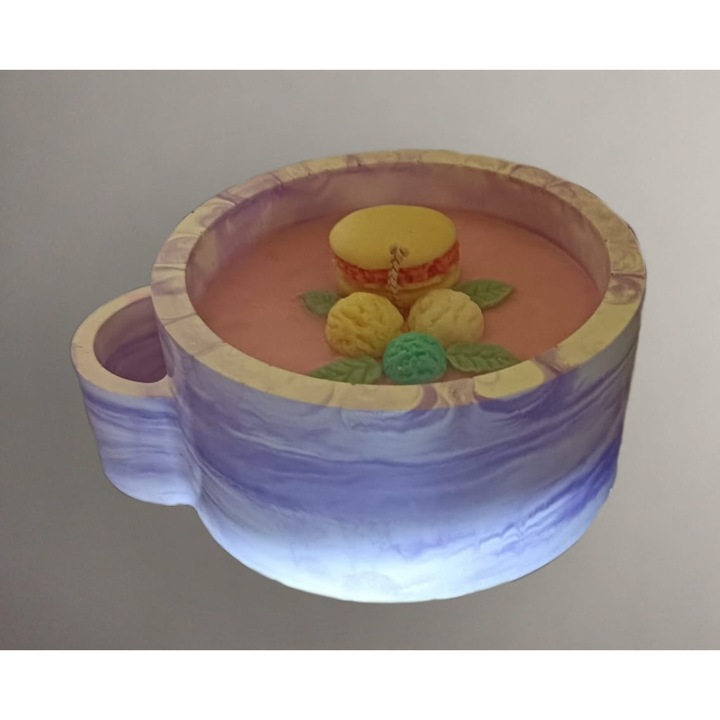 Lumanare parfumata din ceara de albine, parfum floral, 929 g