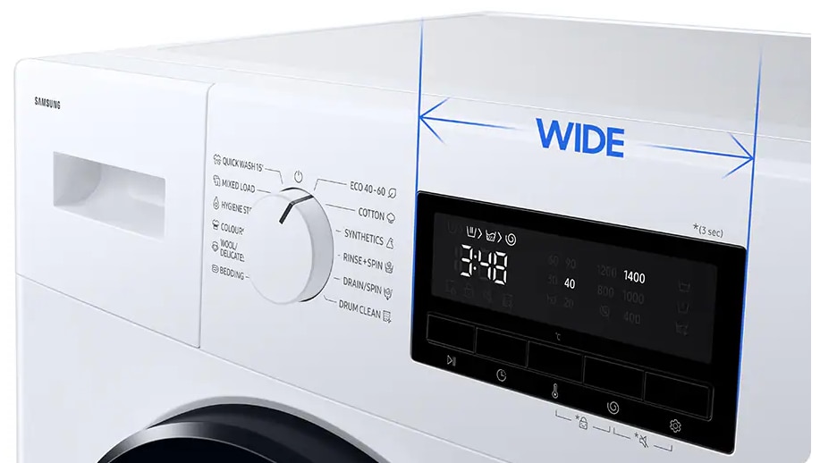Masina de spalat rufe Samsung, 7KG, 1400 RPM, Clasa A, Hygiene Steam, Drum Clean, Quick Wash, Motor Digital Inverter, Alb, WW70FG3M05AWLF 8 res 2c15b4d08a6037d23087b749d538a251