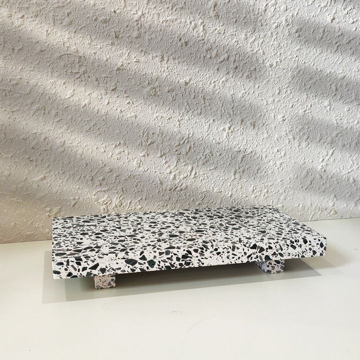 Suport de sapun din marmura artificiala, design modern, 25x13x4cm