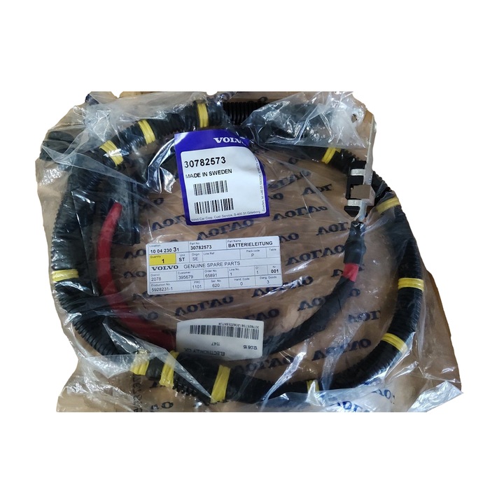 VOLVO akkumulátor kábelköteg, 30782573, S80, V70, V60, XC60, 2.0D, 2.4D modellekhez