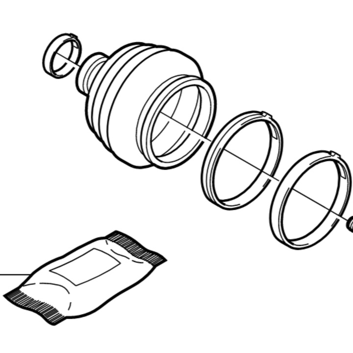 Capac articulatie exterioara stanga/dreapta Volvo pentru S90 V90 S60 V60 XC40 C40, 32324097