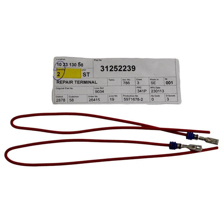 Volvo PIN csatlakozó 1.0mm2, 1 darab, különféle autómodellekhez