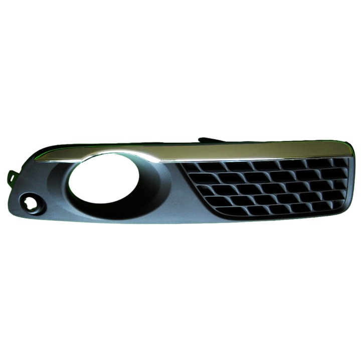 Grila dreapta far halogen Volvo V70 Ocean Race 2008-2016, cu deschidere pentru senzor de parcare, 30733083 OE