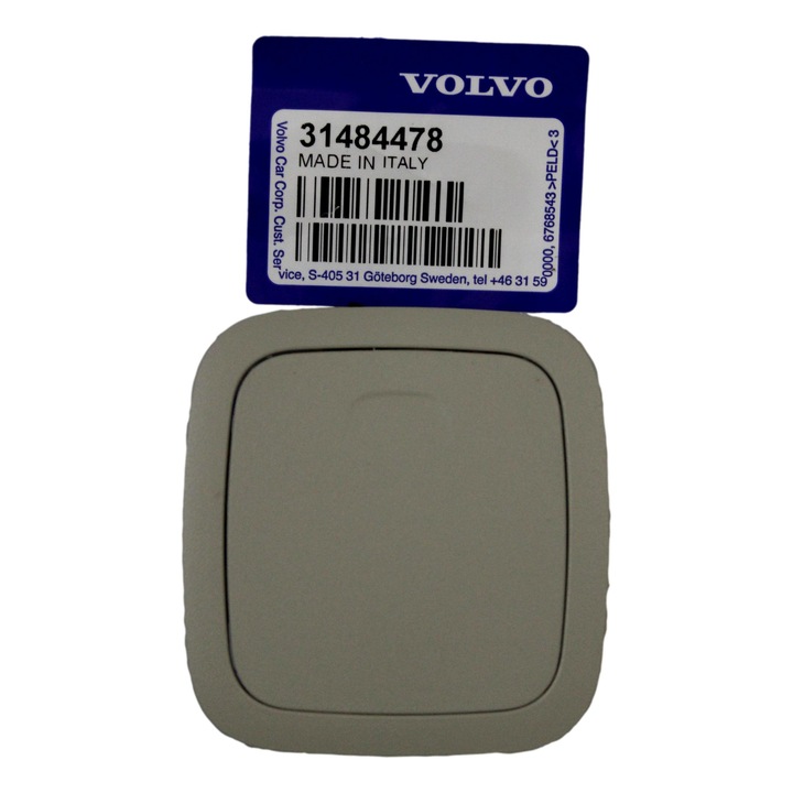 Volvo S90 középső hátsó ülésrögzítő, szőke színű, 31484478, eredeti alkatrész