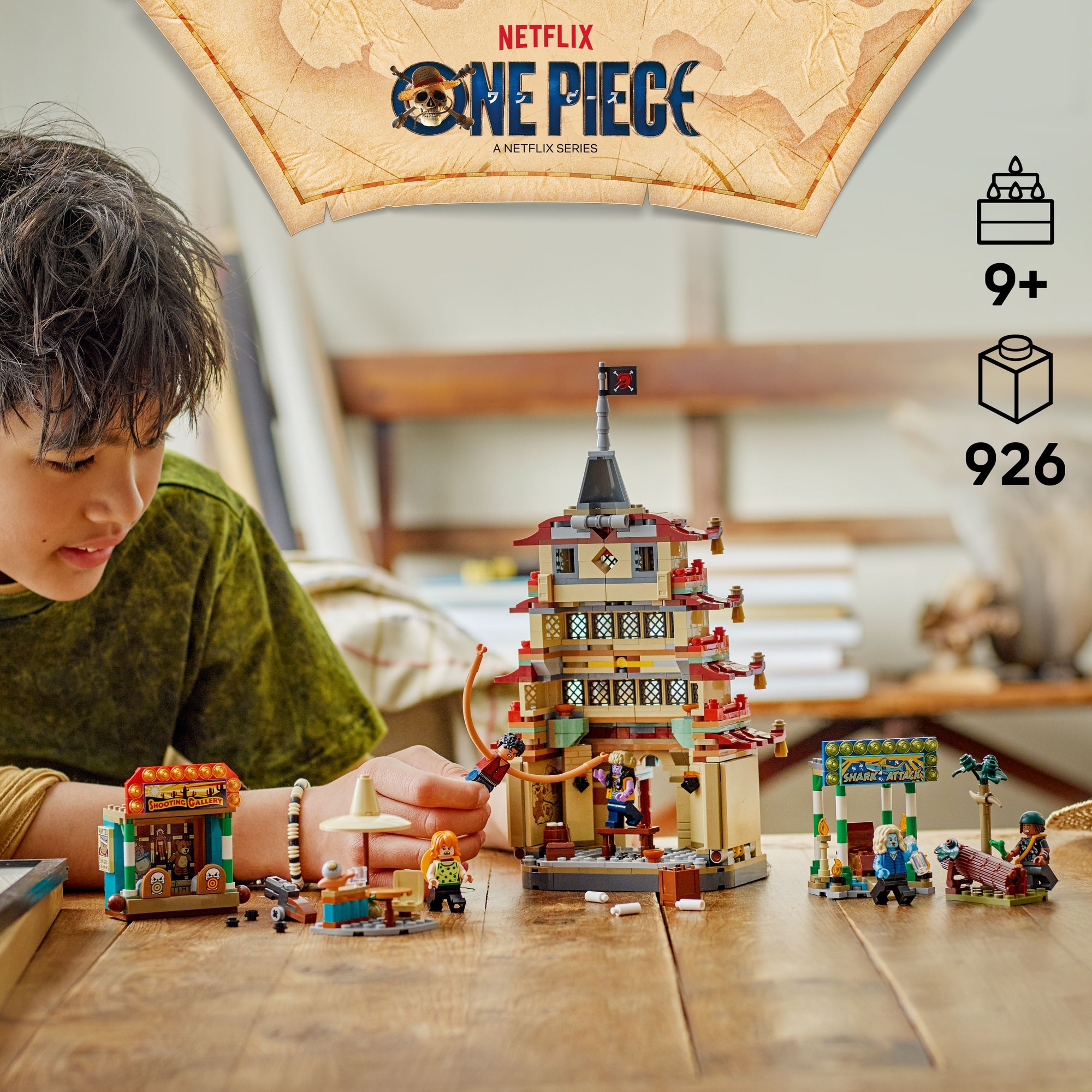 メタルマッスル LEGO® ONE PIECE - Batalia din Parcul Arlong 75638, 926 piese - eMAG.ro