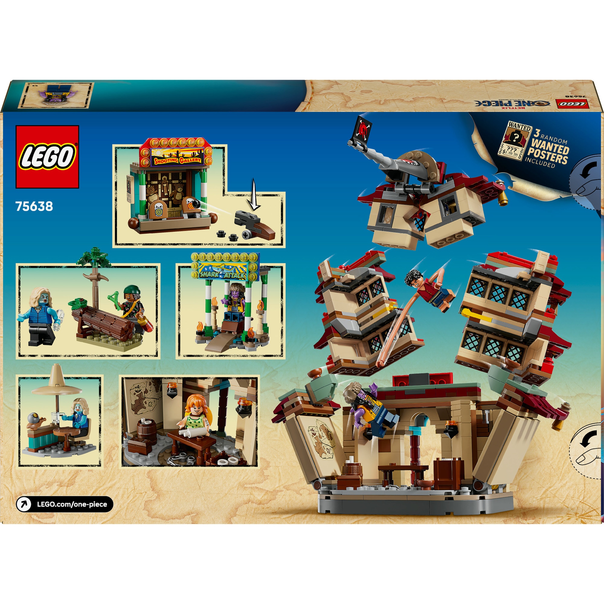 メタルマッスル LEGO® ONE PIECE - Batalia din Parcul Arlong 75638, 926 piese - eMAG.ro