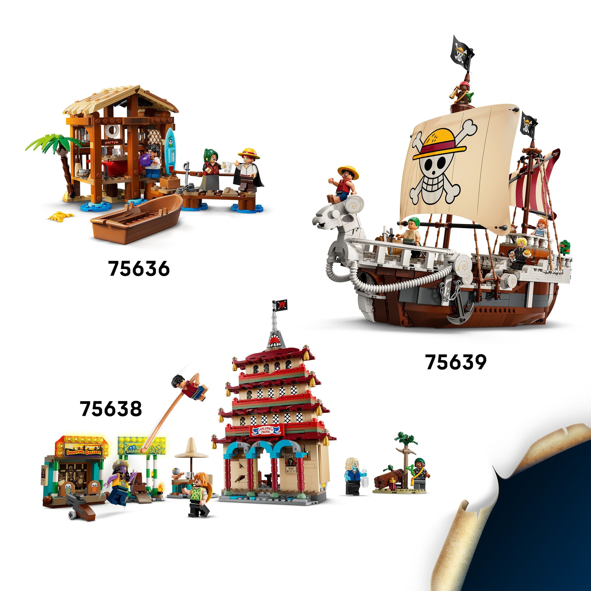 LEGO® ONE PIECE - Cortul de circ al clovnului Buggy 75637, 573