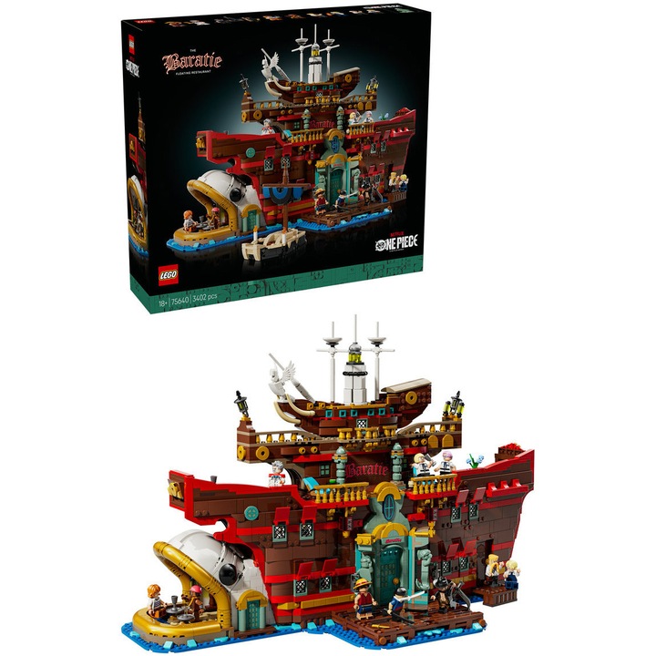 LEGO® ONE PIECE - The Baratie Floating Restaurant 75640, 3402 части