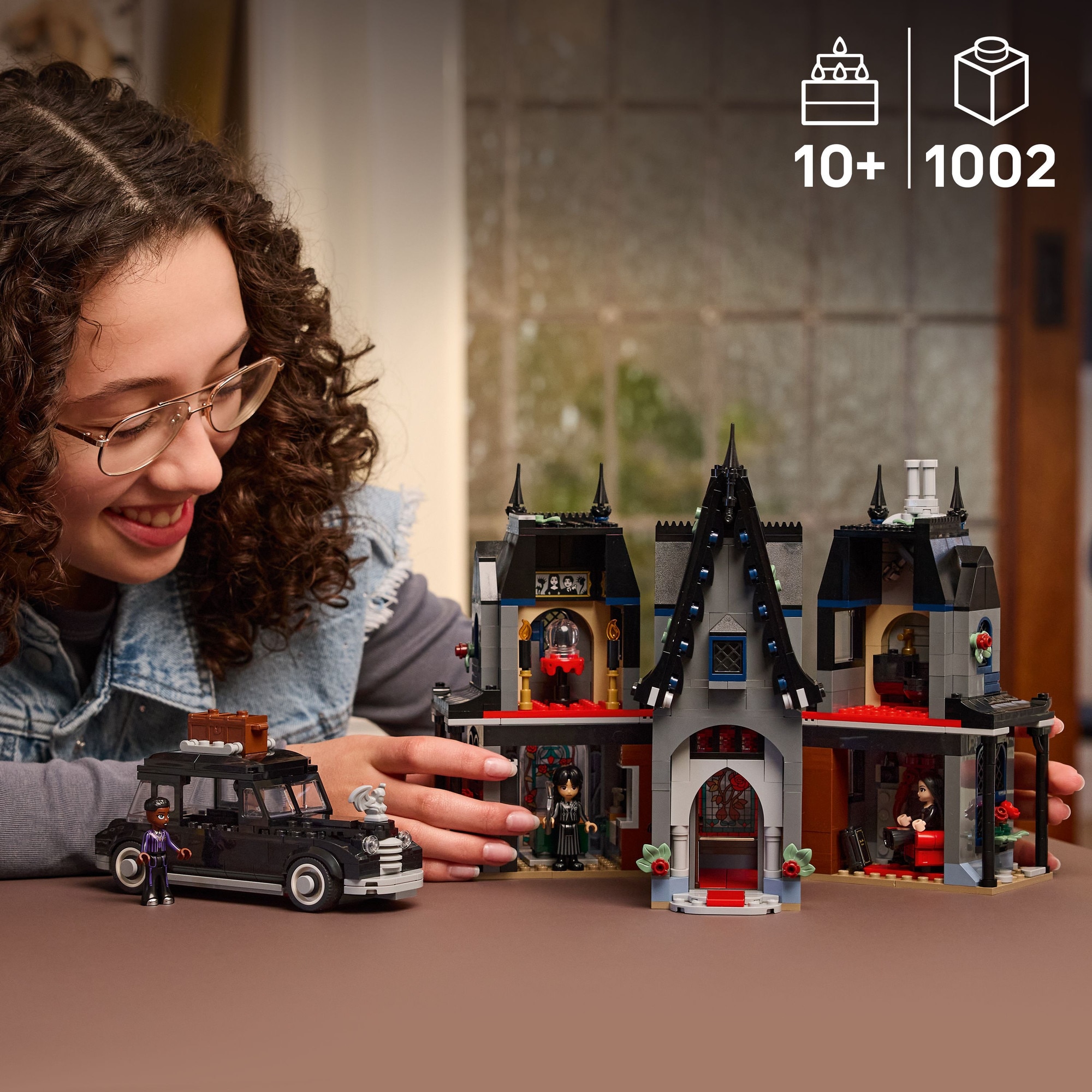 LEGO® Wednesday - Cabana Morticiei 76786, 1002 piese - eMAG.ro