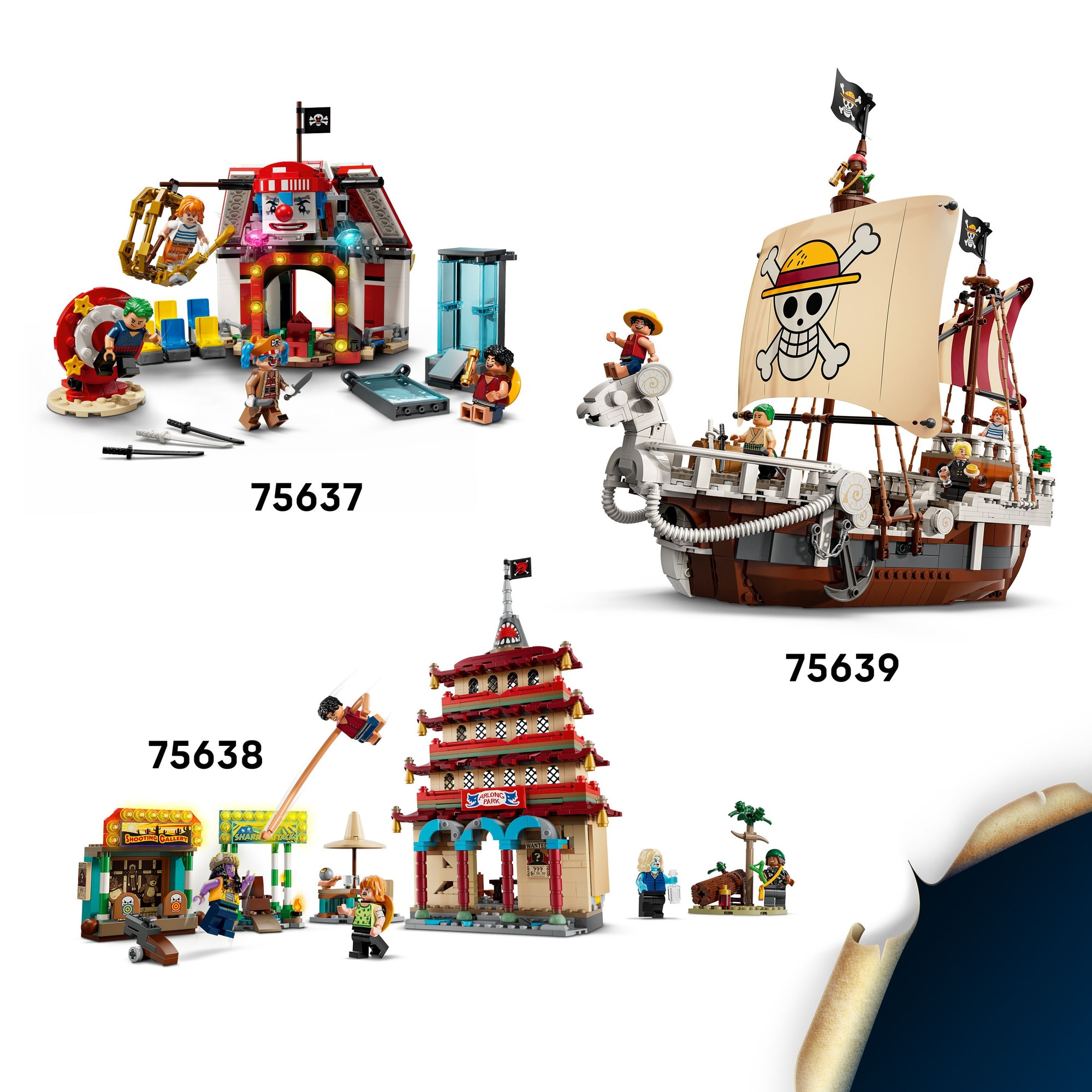 LEGO® ONE PIECE - Coliba in Satul Morii 75636, 299 piese - eMAG.ro