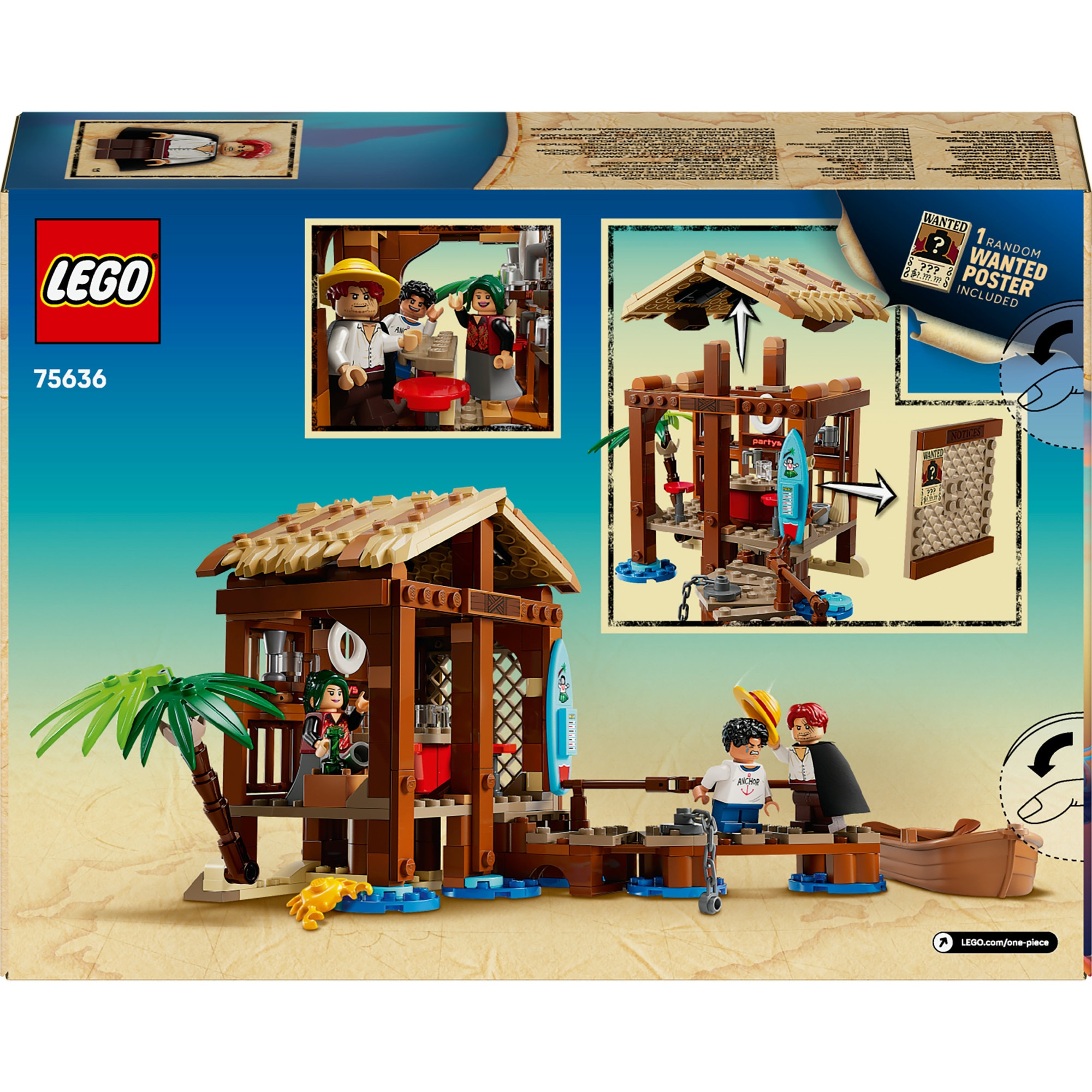 LEGO® ONE PIECE - Coliba in Satul Morii 75636, 299 piese - eMAG.ro