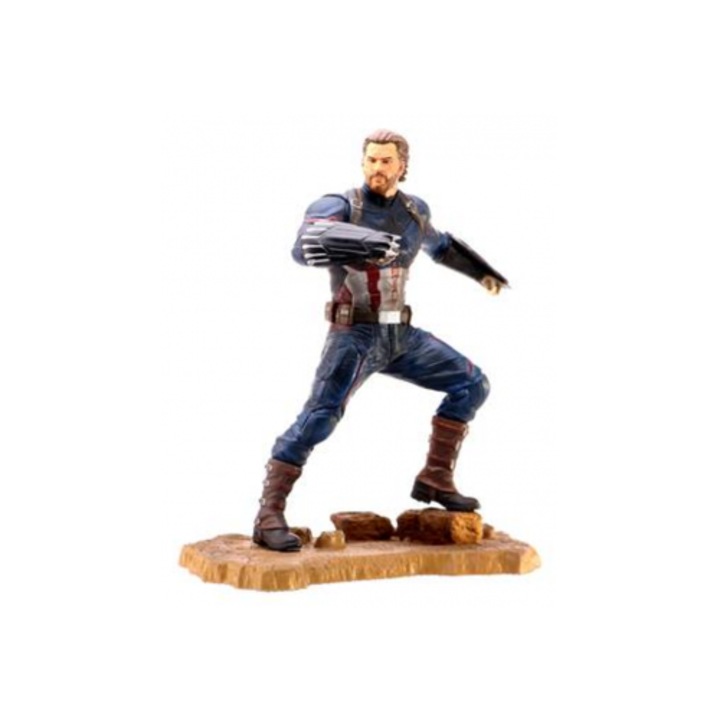 Figurina Marvel Gallery Avengers 3 Captain America PVC Figure