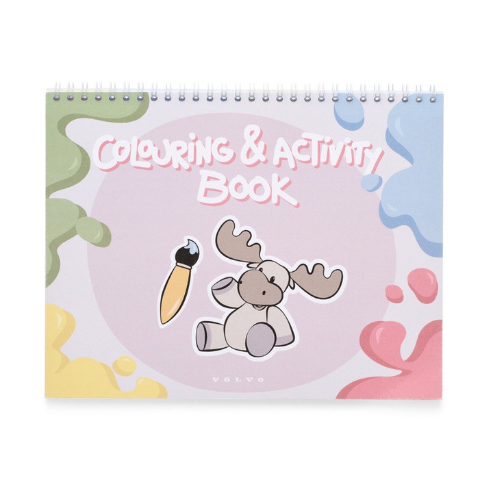 Színező- és rajzlapok, Volvo, 32 oldal, 250x186 mm, matricákkal