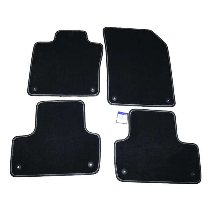 Covorase auto set, Volvo, R-Design, negru, pentru XC60 II (2018-)
